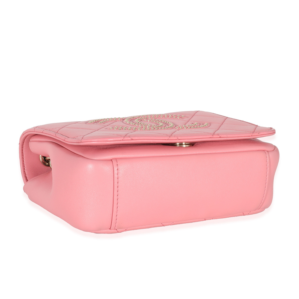 Chanel Pink Quilted Calfskin Beauty Begins Flap Bag - Picture 6 of 6